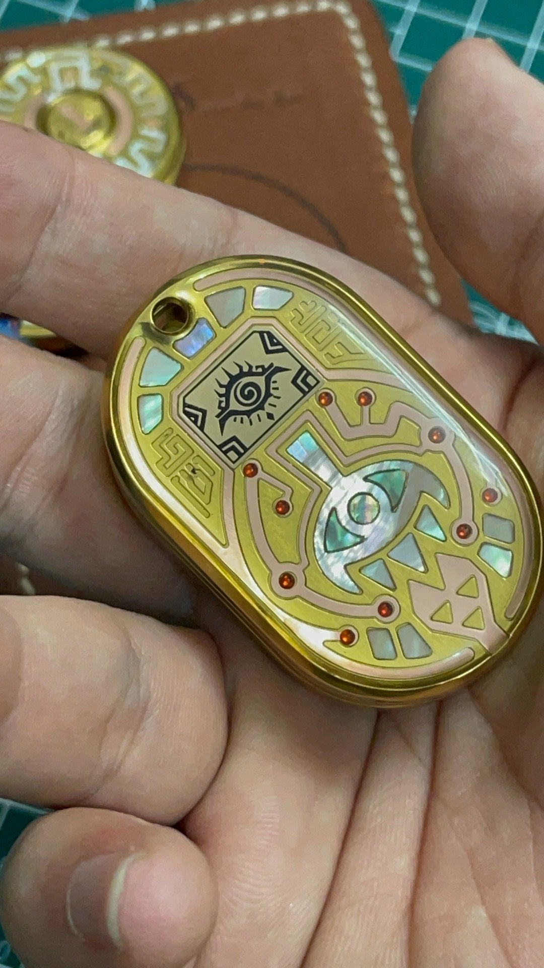 Groove Zirconium Oil Slick & MIX Zirconium Oil Slick Set Gold plated Set