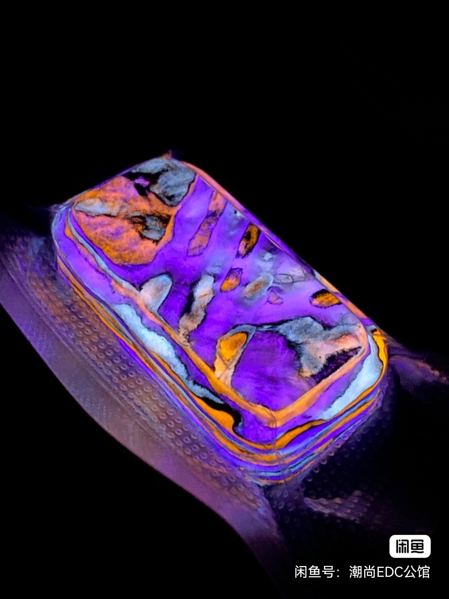 Lucky Candy Carbon Fiber Damascus Luminous