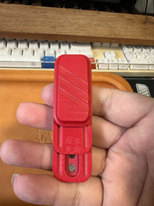 Lucky Candy Carbon Fiber Damascus Red