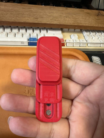 Lucky Candy Carbon Fiber Damascus Red