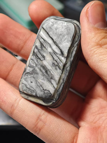 Lucky Candy Carbon Fiber Damascus Luminous