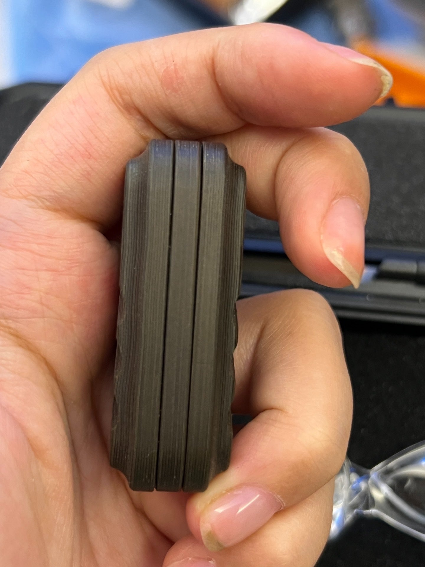 Lucky Candy Carbon Fiber Damascus