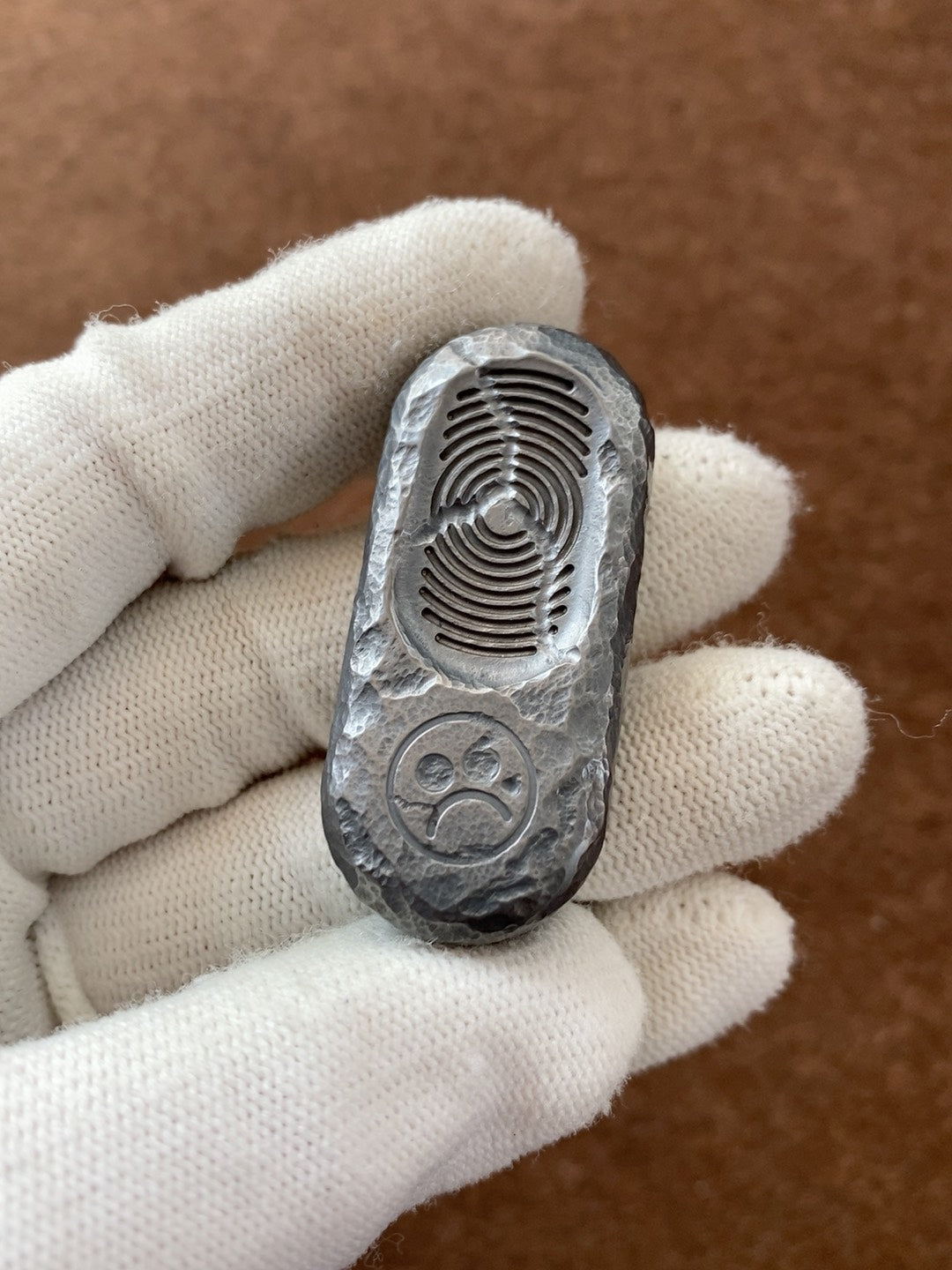 Top-B Cupronickel Stone Texture