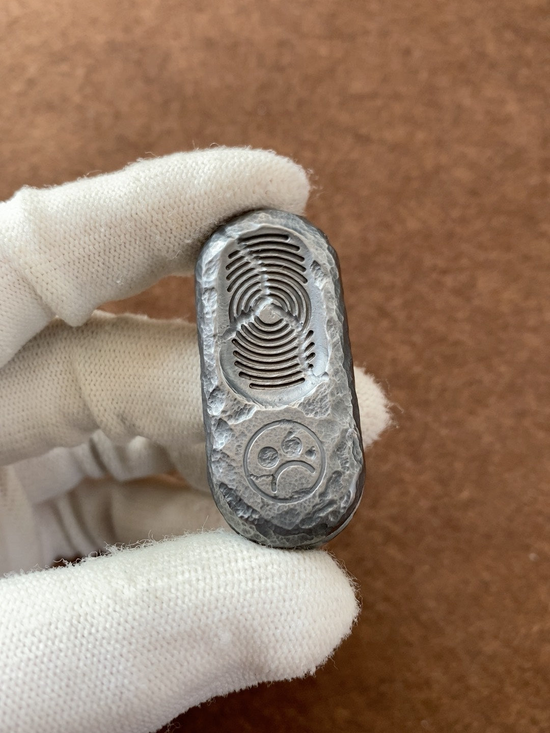 Top-B Cupronickel Stone Texture