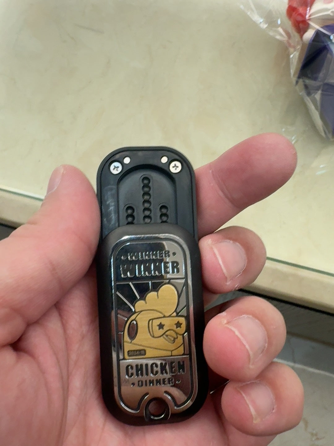 Soap Slider Stainless Steel Engraving-666