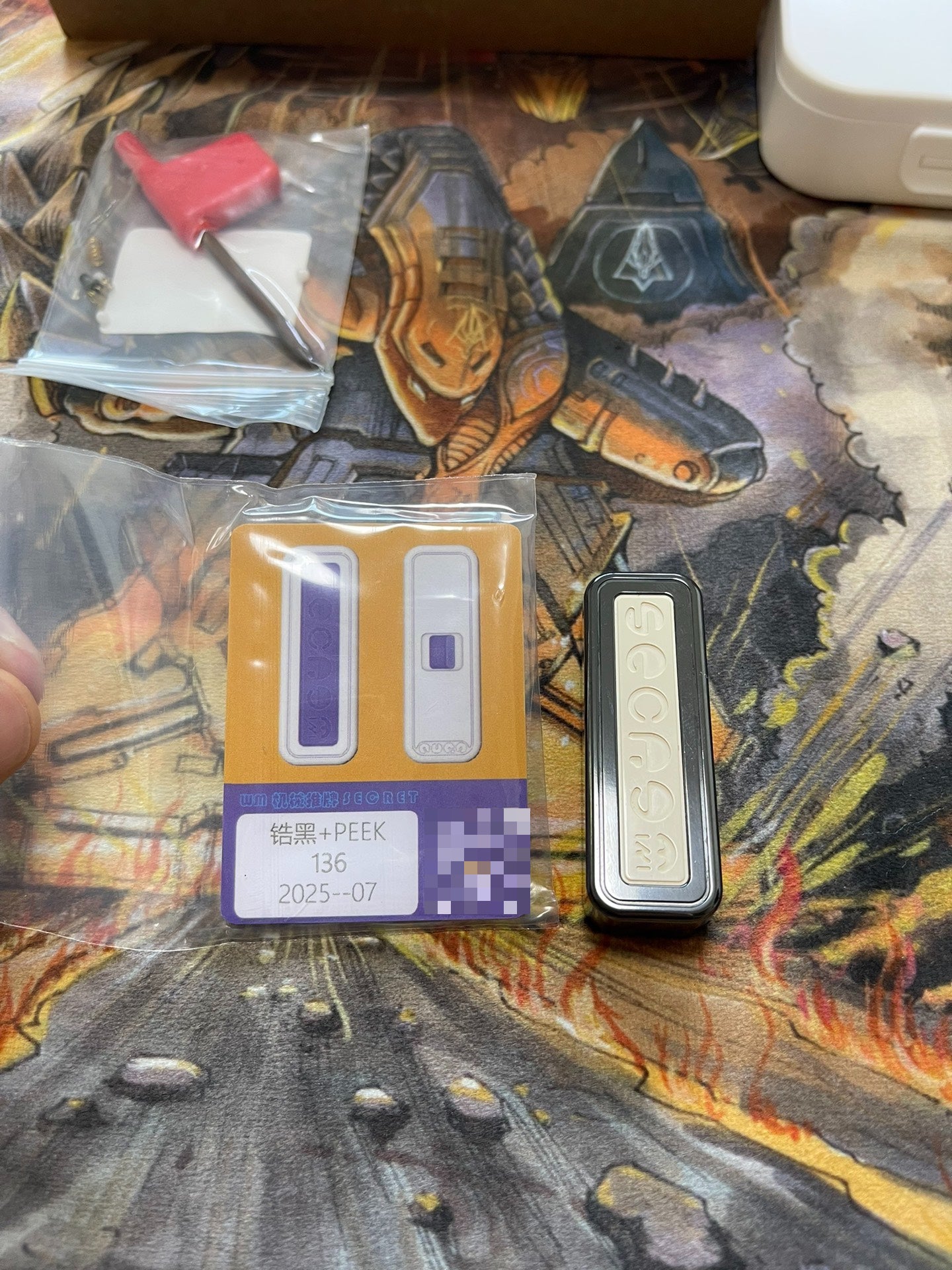 Secret Slider Zirconium+PEEK