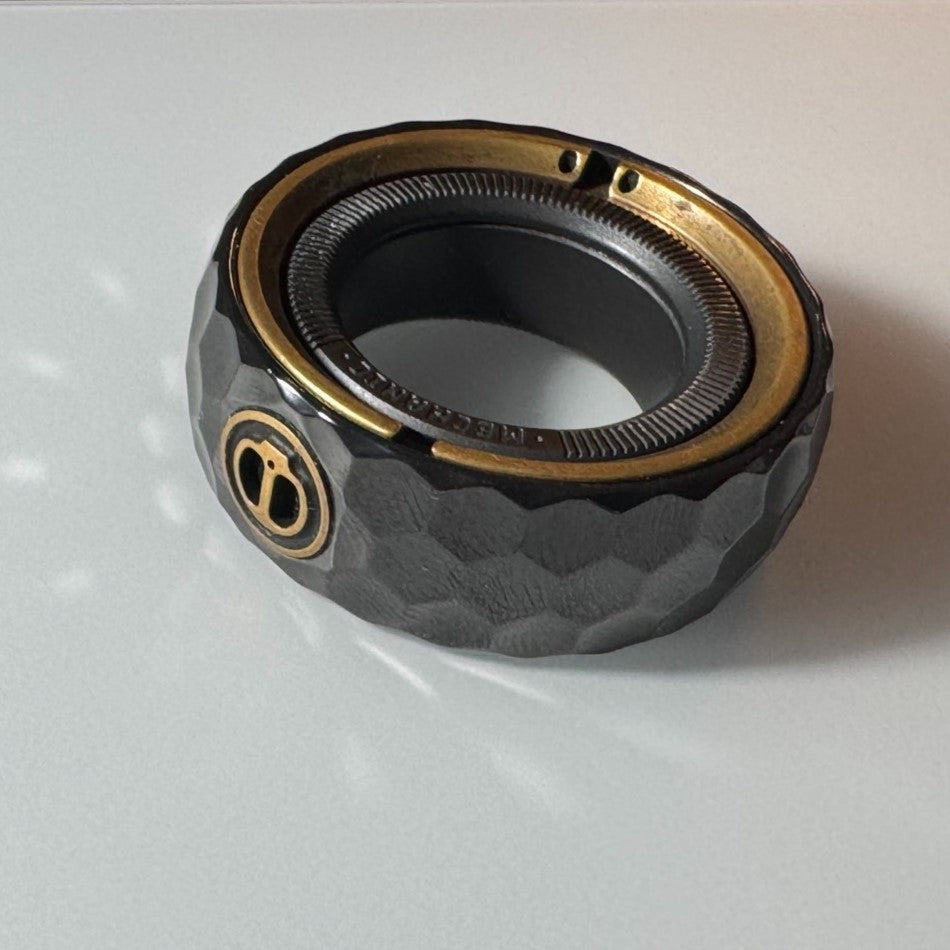 Mechanic-Thorns Ring Spinner Zirconium+Brass