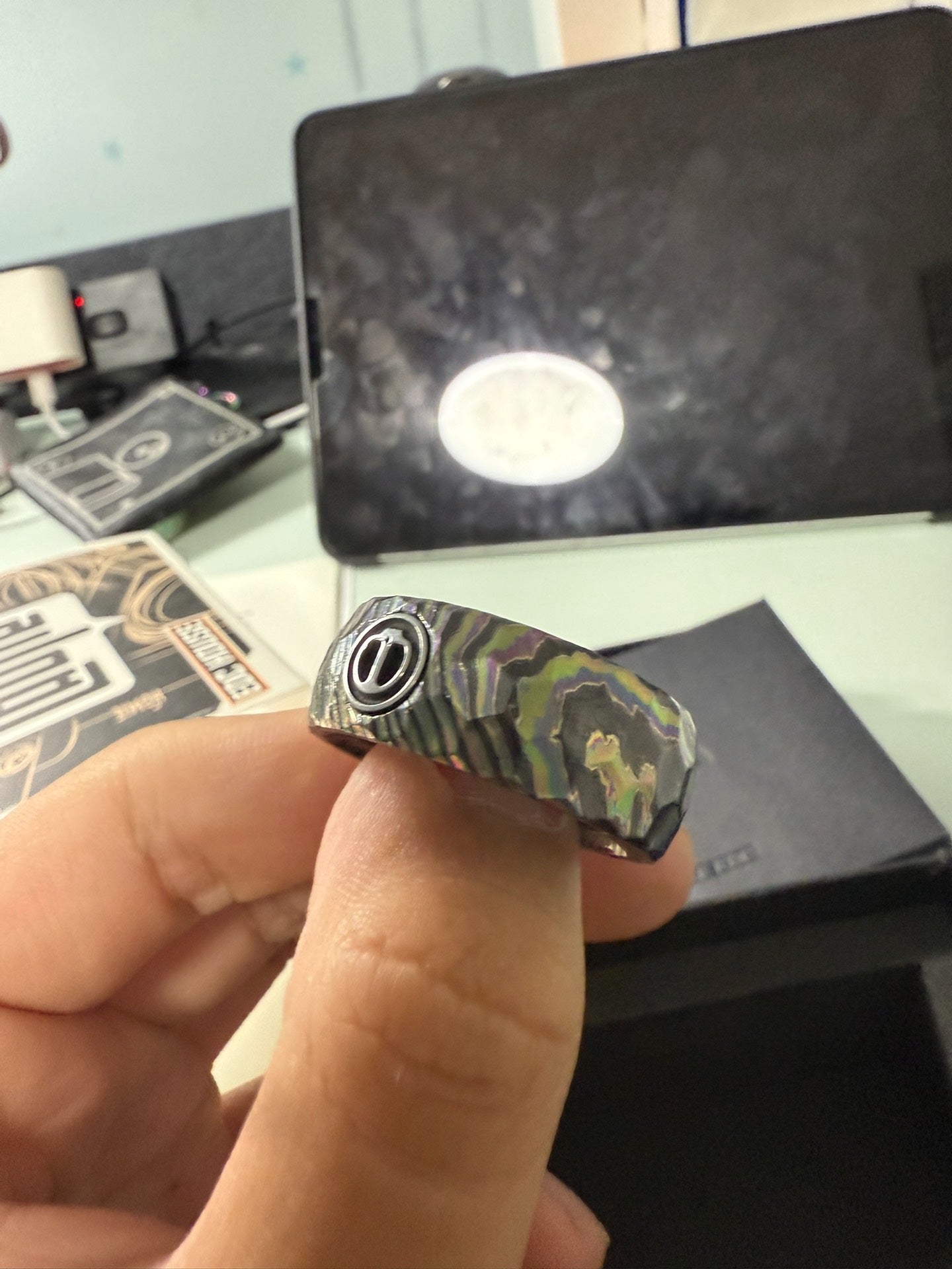 Mechanic-Thorns Ring Spinner Zircuti