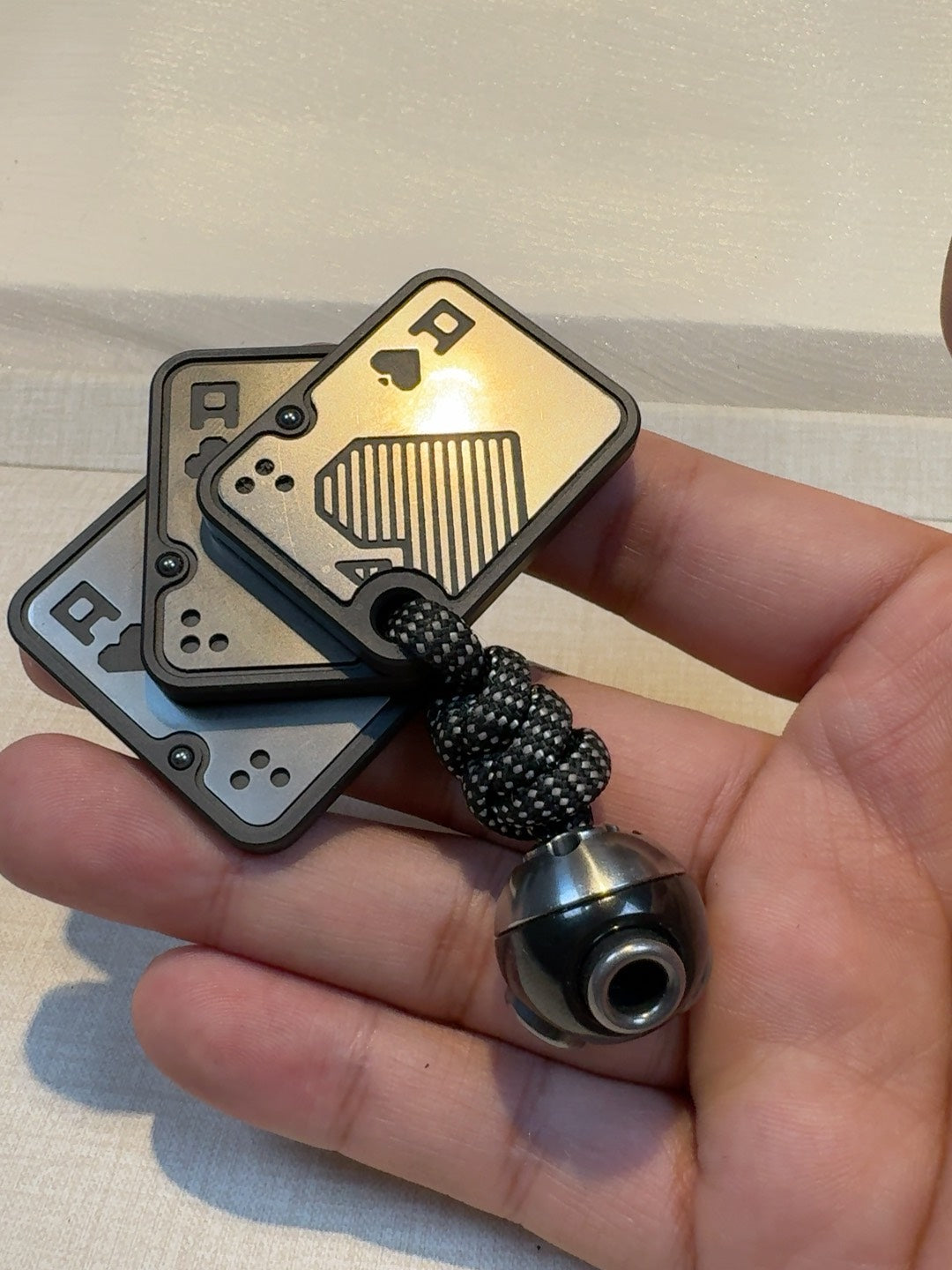 Poker Shuffle 3.0 AAA Zirconium+SS Gas Bead