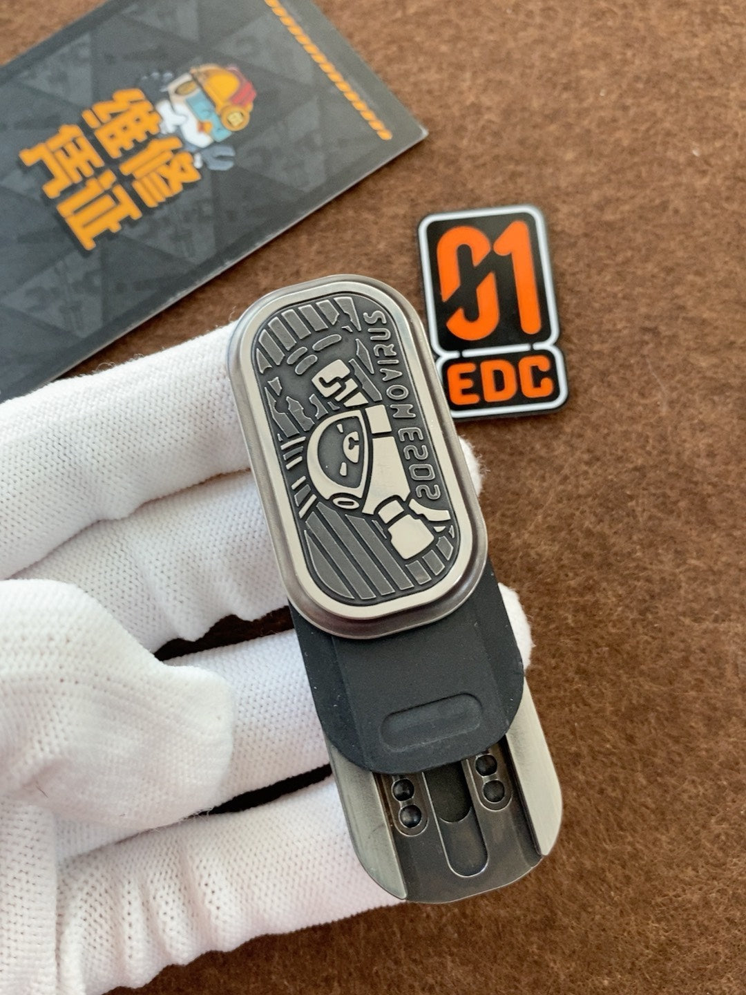 01EDC Slider No.10 Shell Stainless Steel + Teflon Mechanical Liner