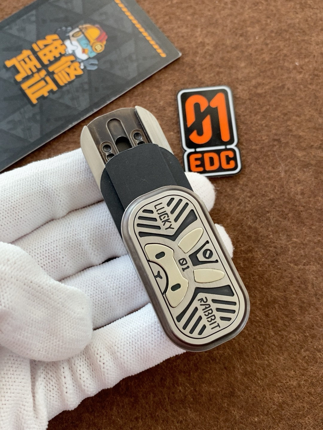 01EDC Slider No.10 Shell Stainless Steel + Teflon Mechanical Liner