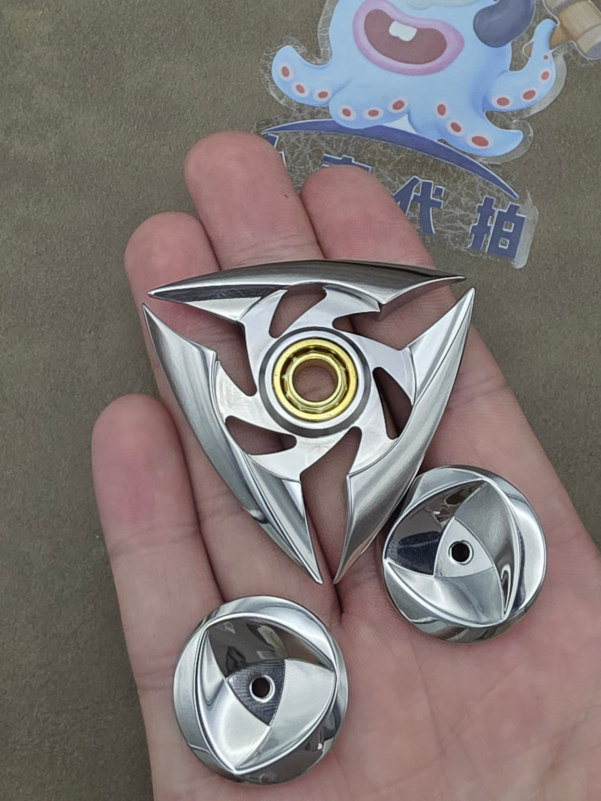 Pinwheel Stainless Steel Polished