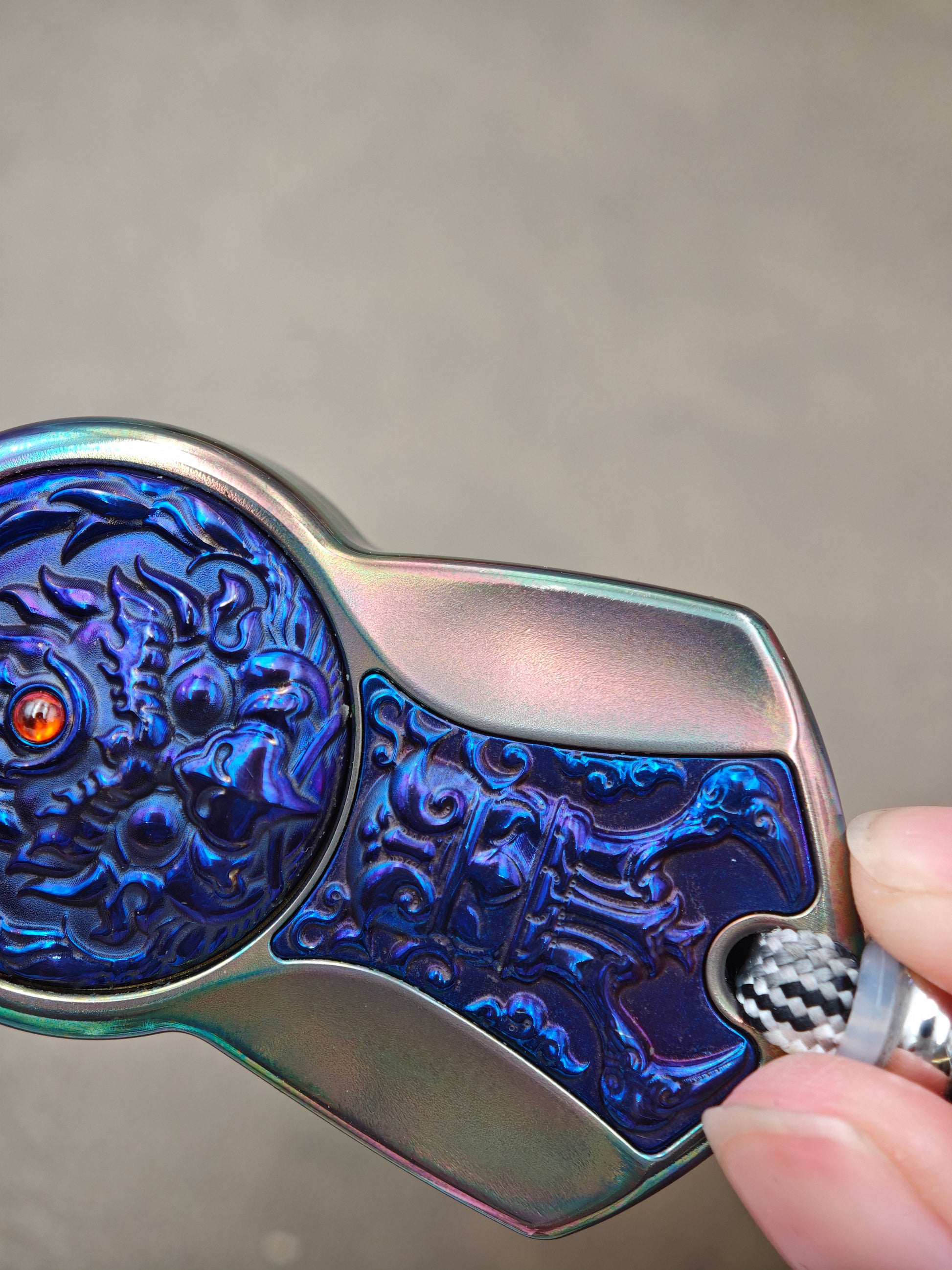 Demon Subduing Toga Tangcao Pattern Titanium