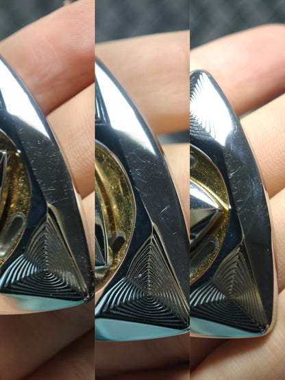 Star Dial Stainless Steel Engraved