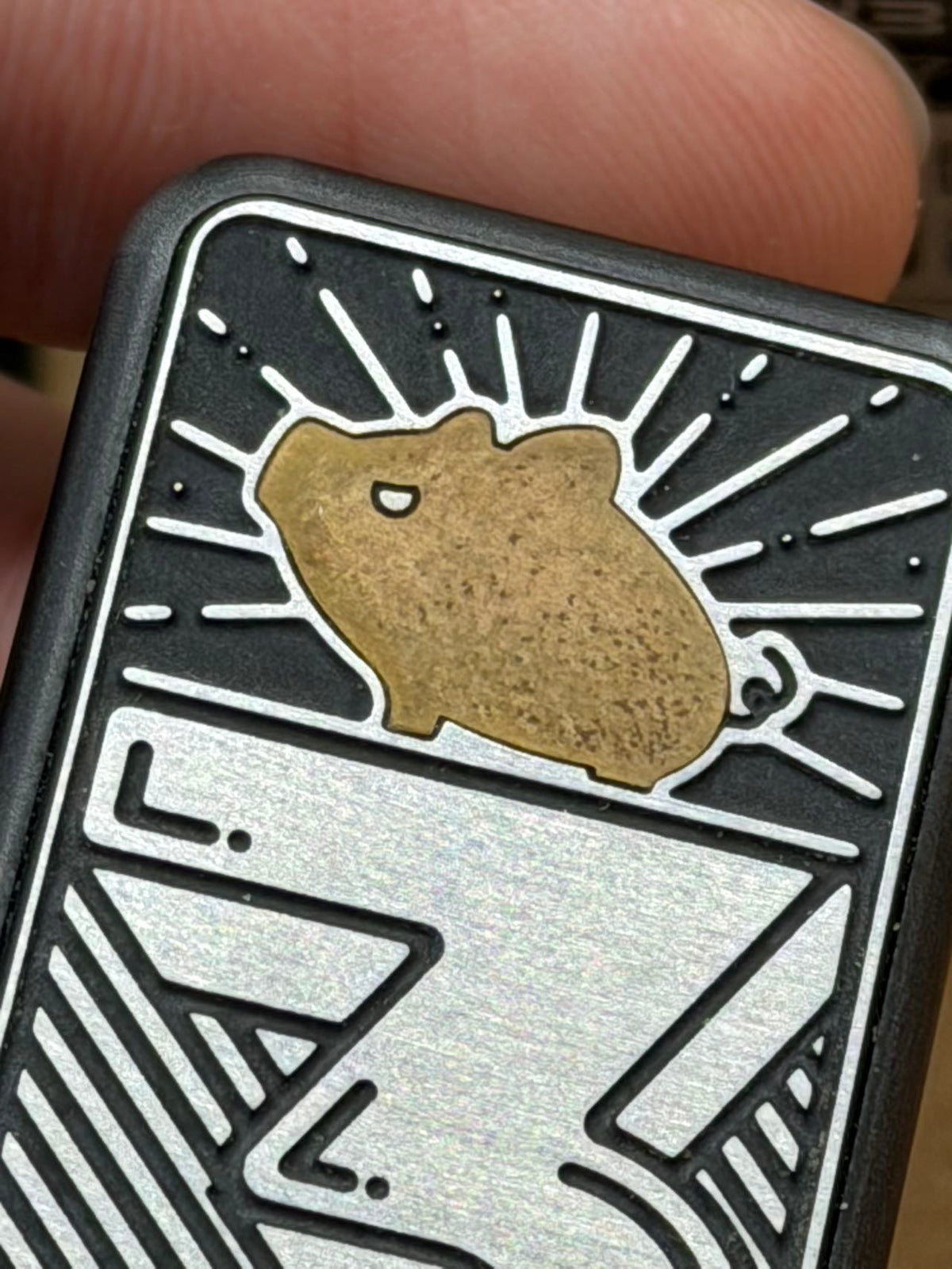 3rd Anniversary Golden Pig Stainless Steel
