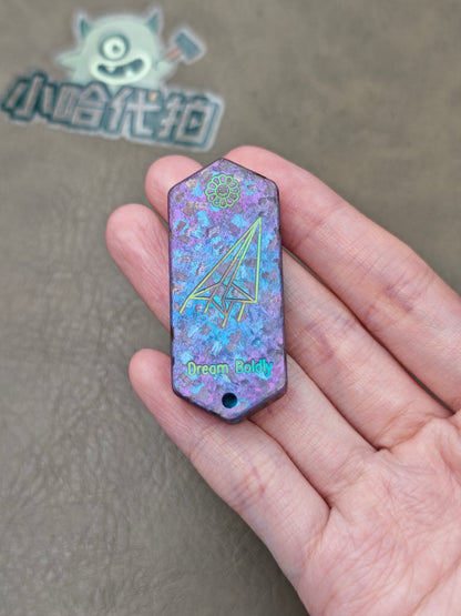 Plane Titanium Color-Anodized