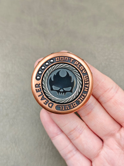 Dealer Button Copper