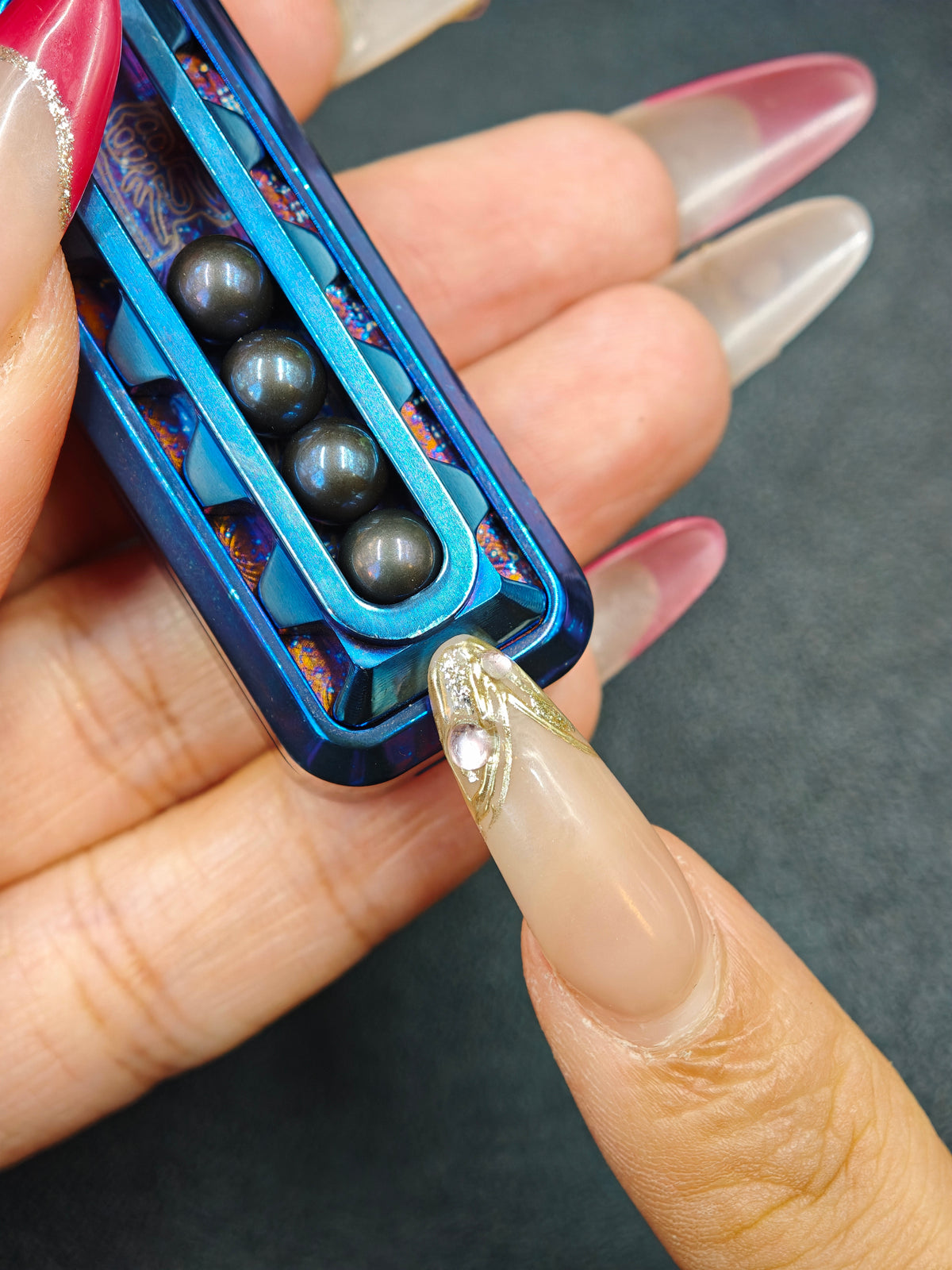 Little Gold Bar Titanium Color-Anodized