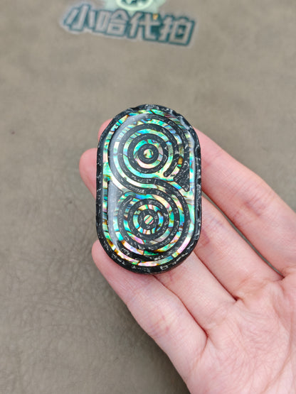 Rhythm Zirconium Stone Textured Resin-Sealed