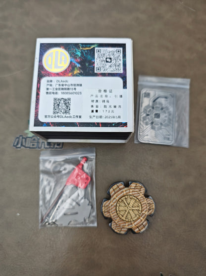 Triple Leaf Ignition Shell Opening Mokume