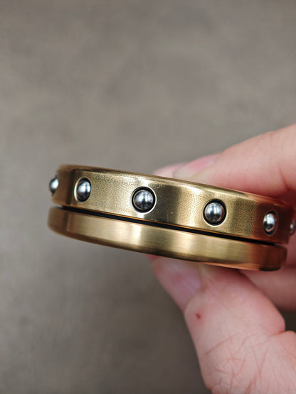 Dealer Button Brass