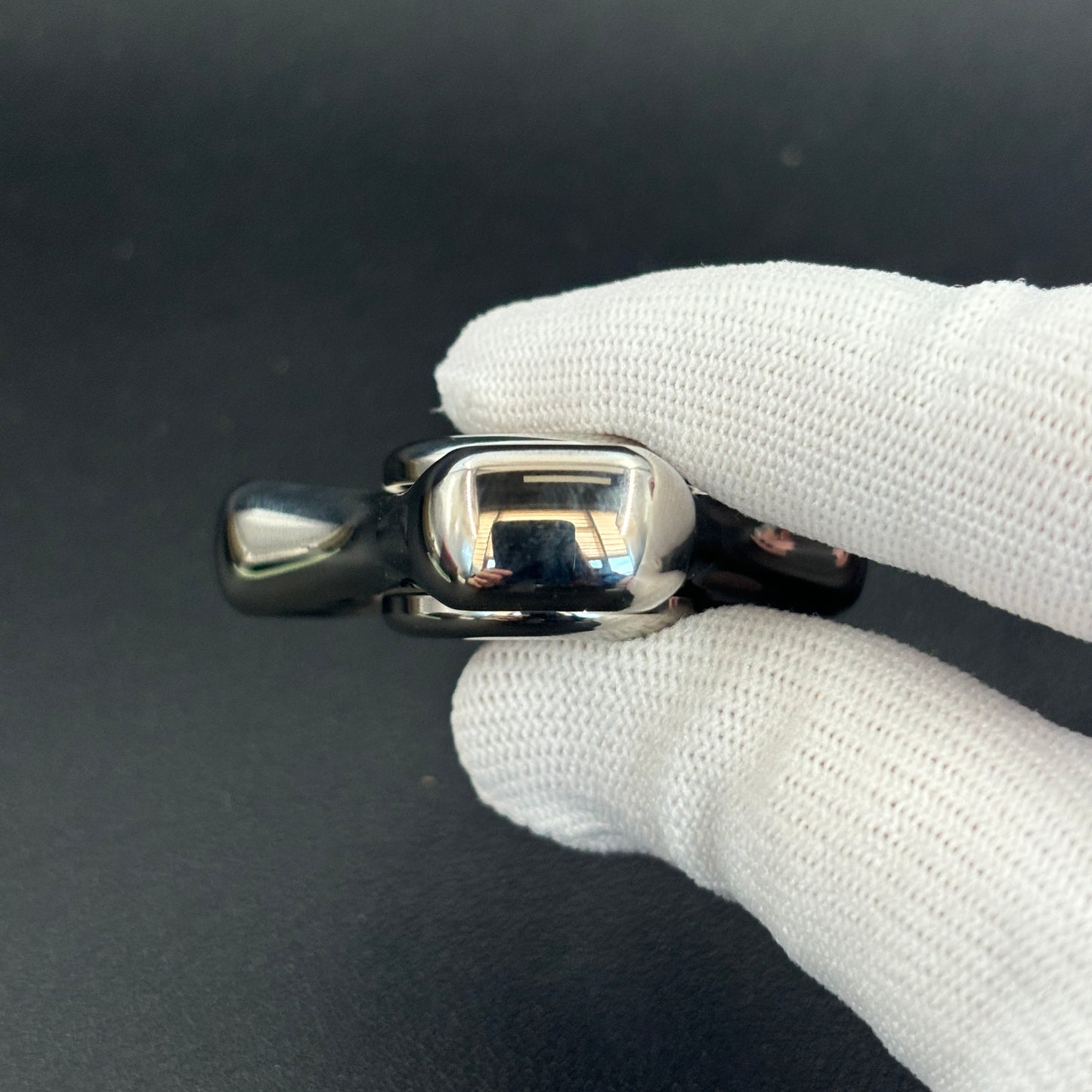 Folding Leaf Mini Titanium Polished