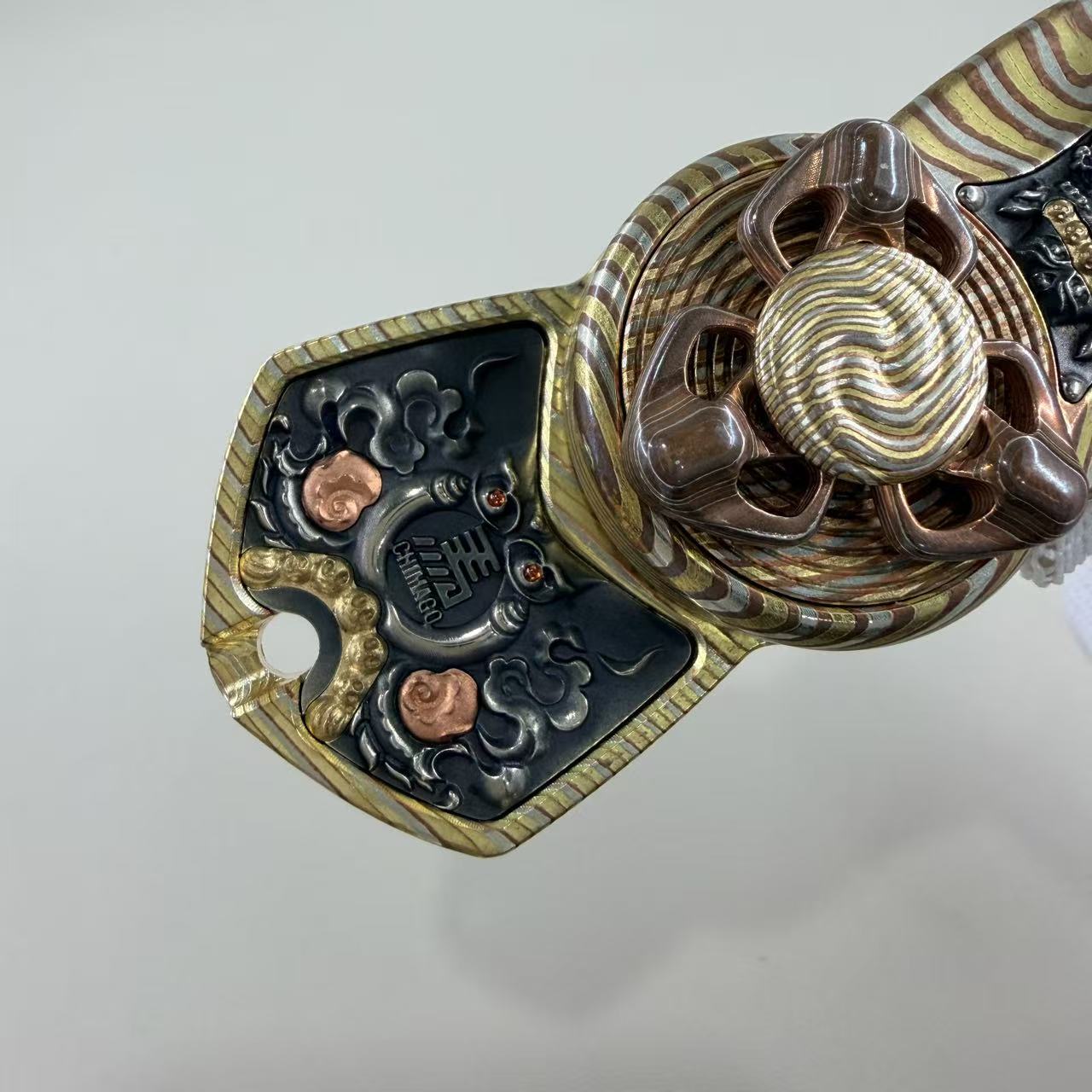 Demon Subduing Toga Tangcao Pattern Mokume