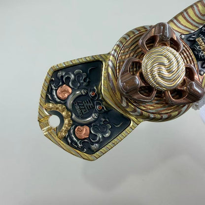 Demon Subduing Toga Tangcao Pattern Mokume