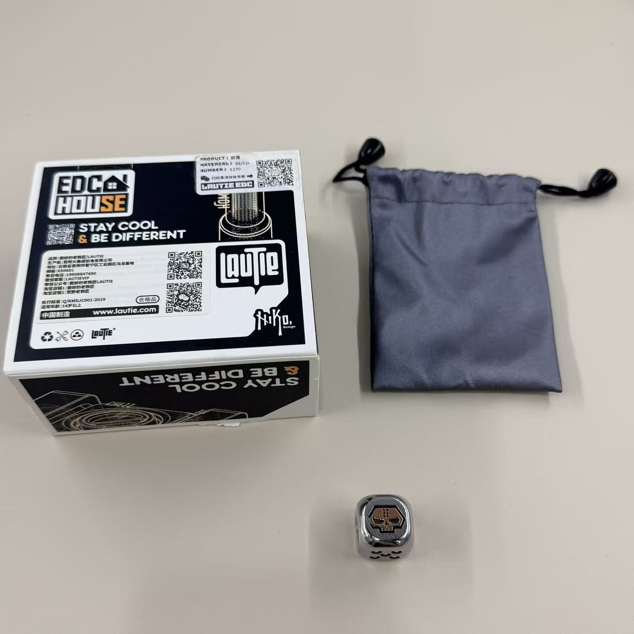 Monk Dice Stainless Steel