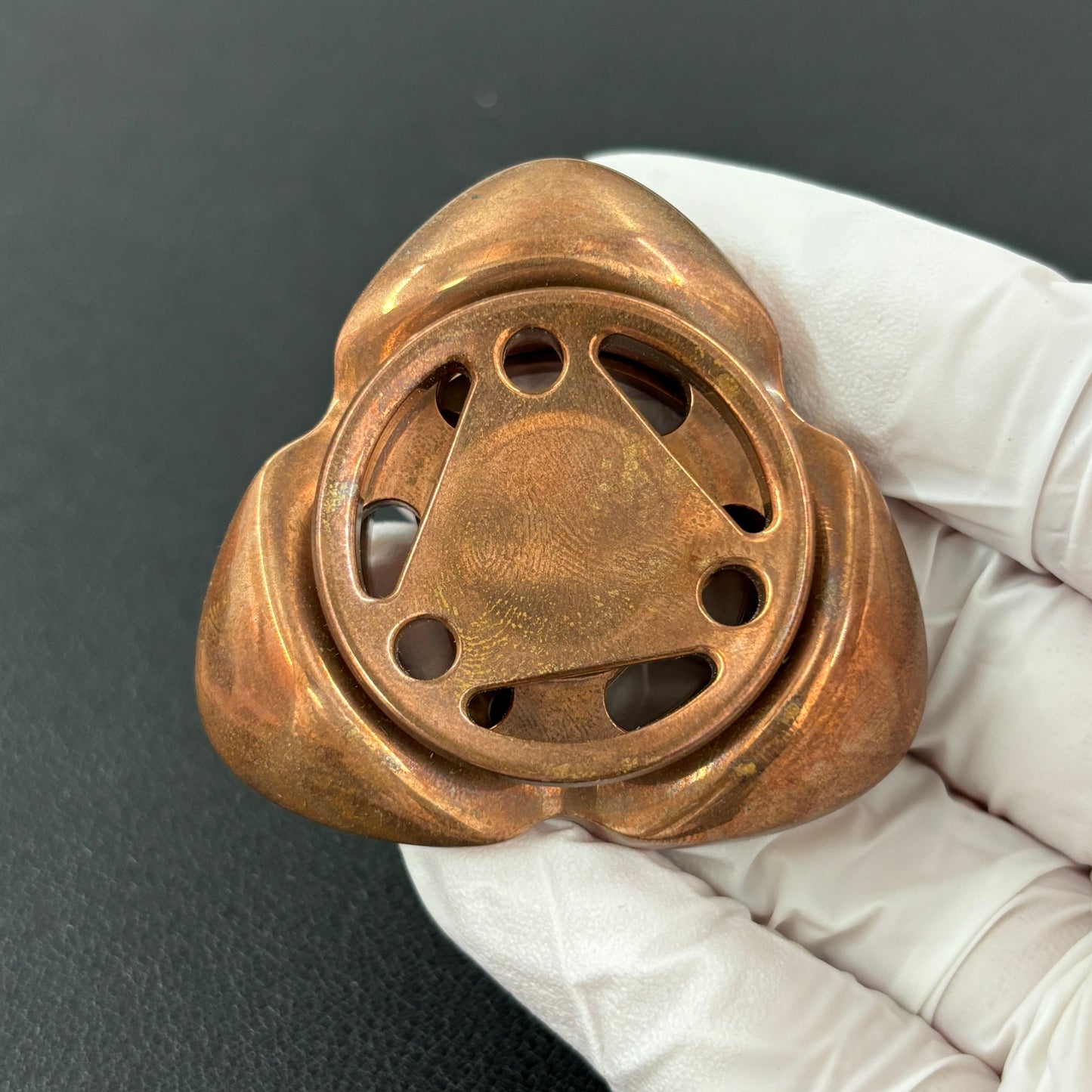 Herring Bearing Cap Copper Polished