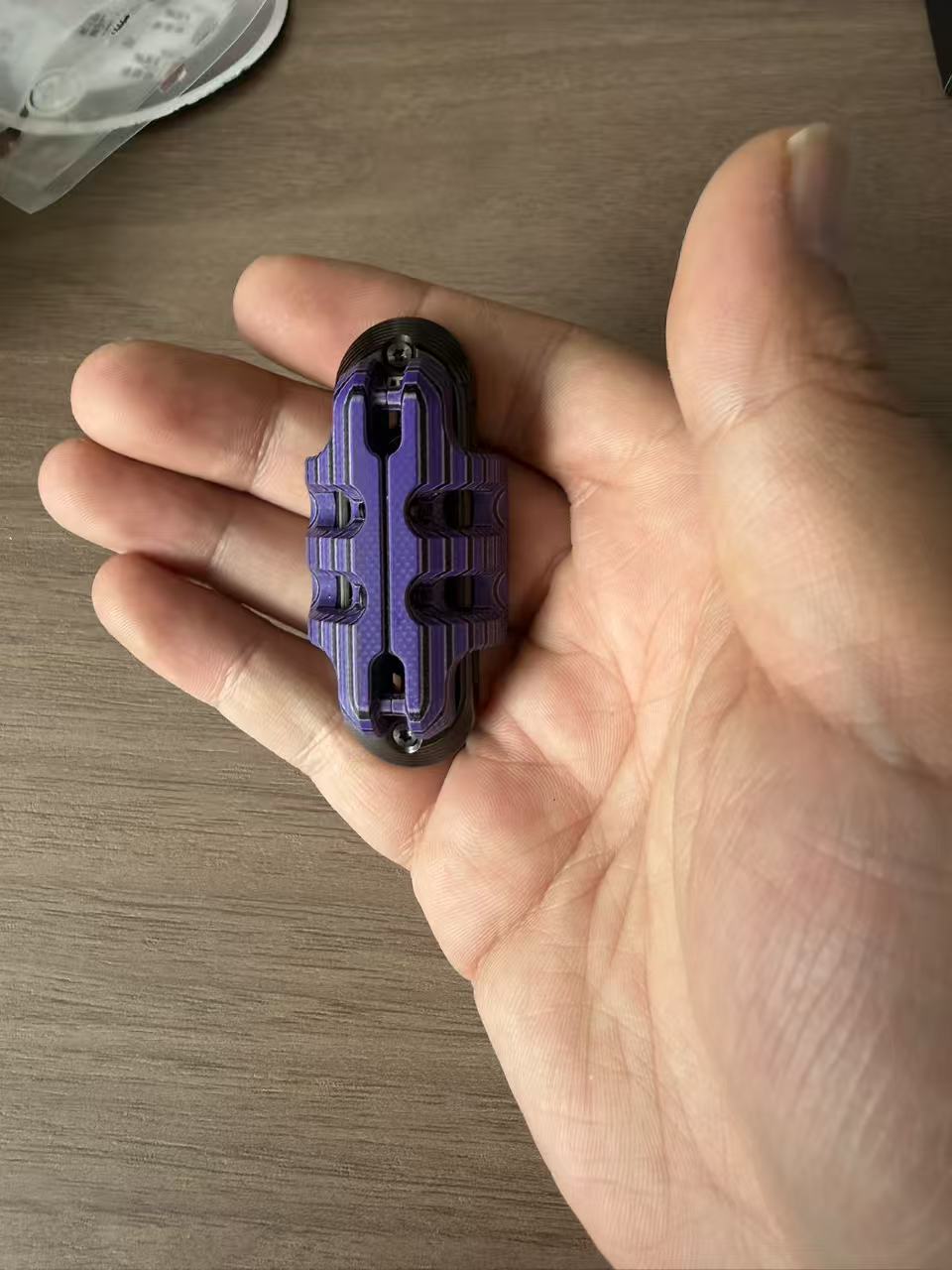 EXOSKELETON G10 Pink Purple Black Bone Core Stainless Steel