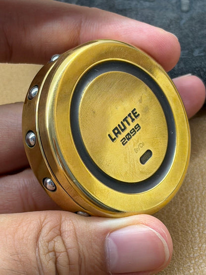 Dealer Button Brass