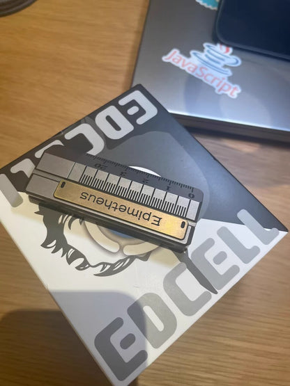 Quirky Ruler Titanium Brass