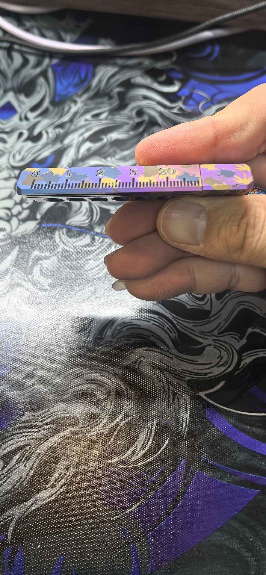 Quirky Ruler Titanium Brass