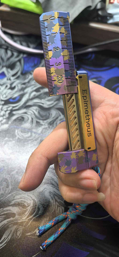 Quirky Ruler Titanium Brass