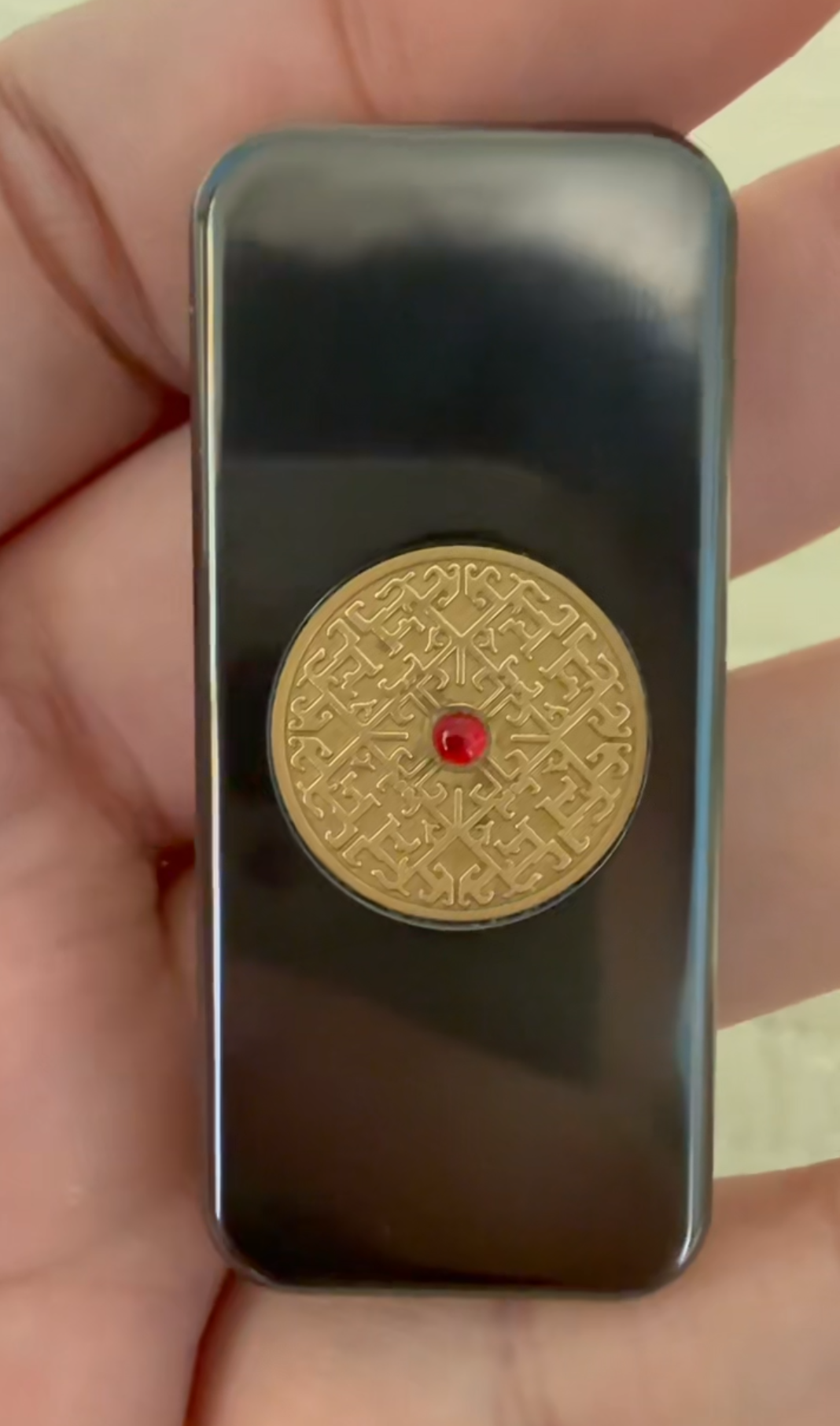 Brocade & Azure Paperweight Zirconium