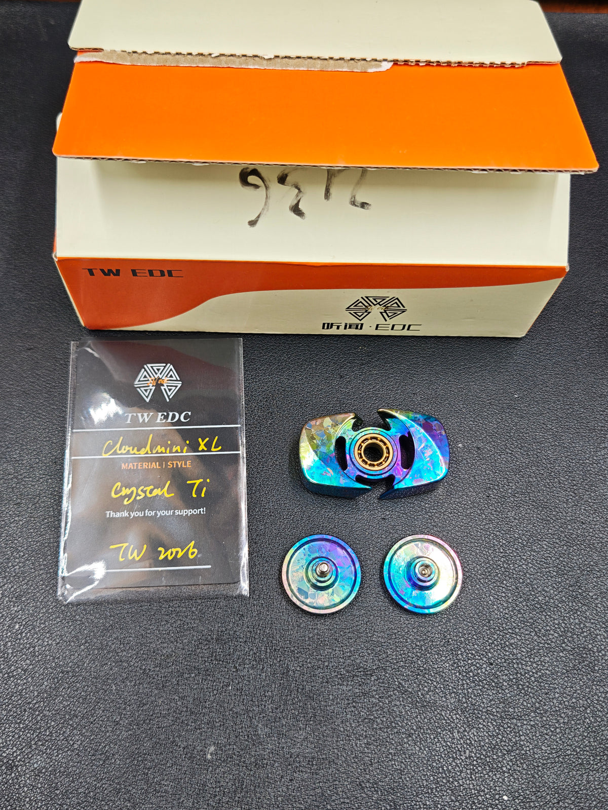 Spinner Crystallized Titanium