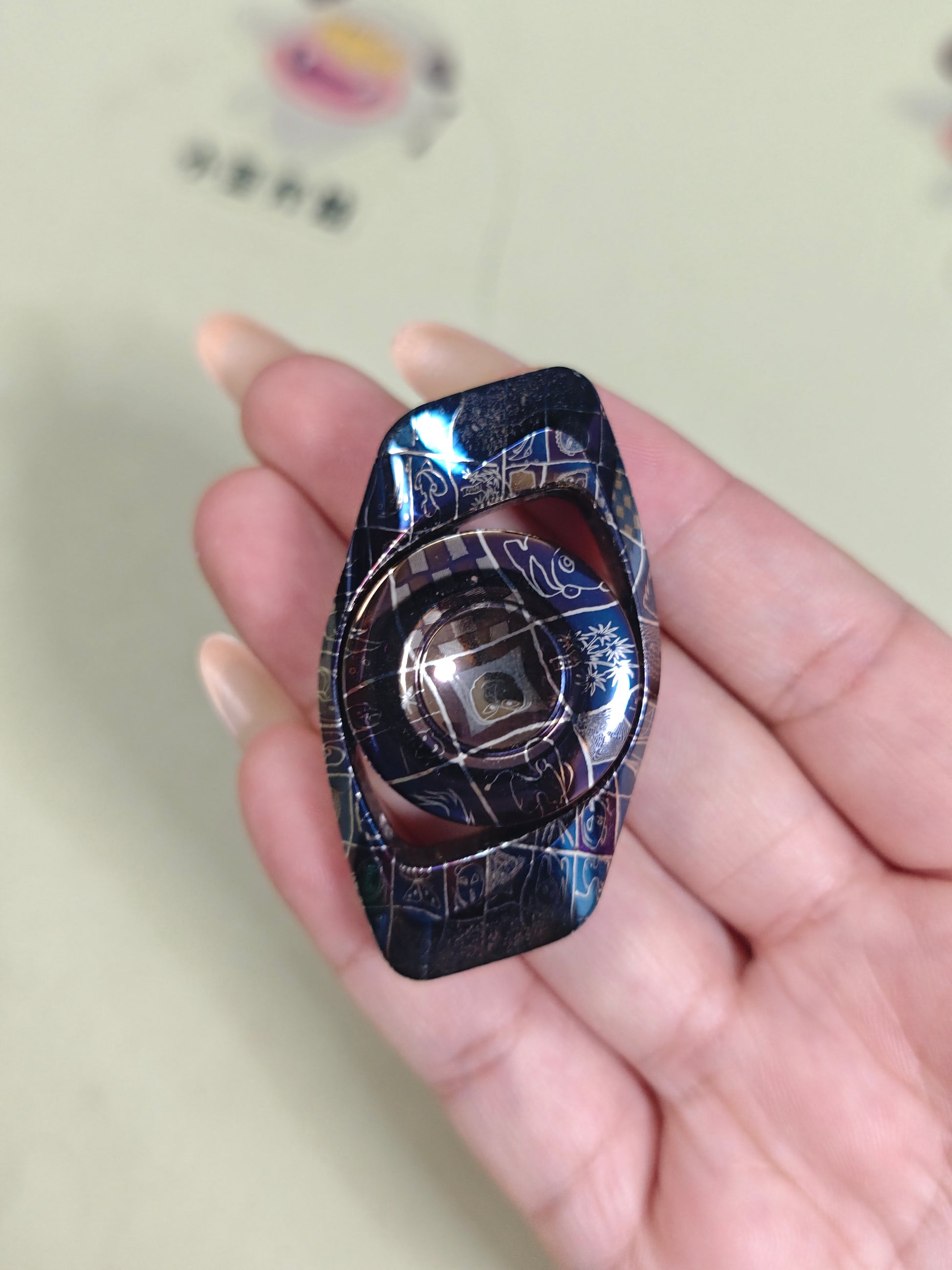 Phantom Dual Leaf Damasteel