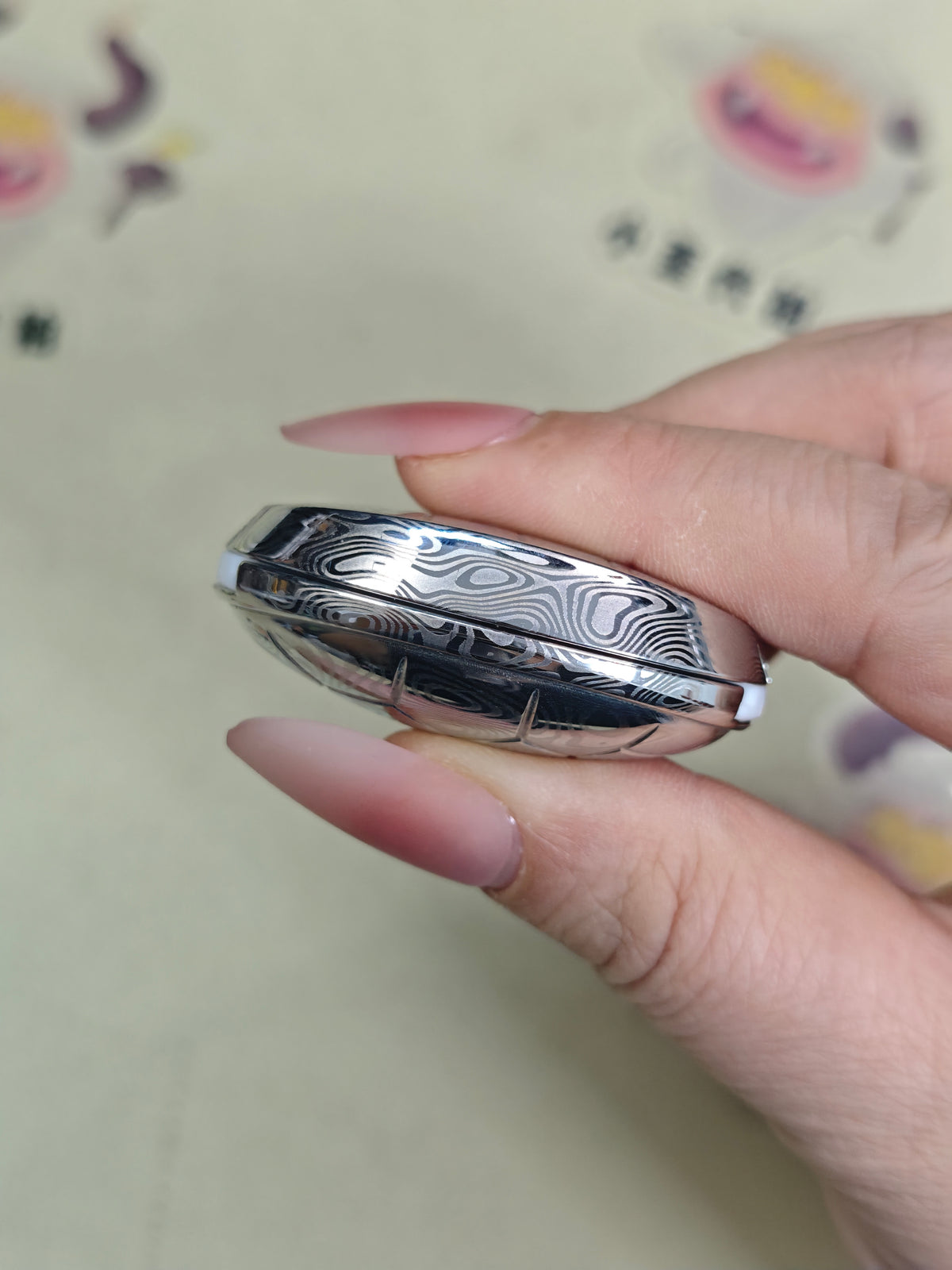 Jingle Beetle Stainless Steel Engraved Polished