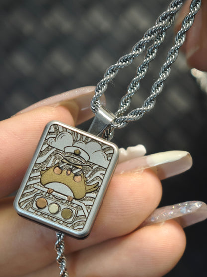 Traffic Police Chick Stainless Steel Engraved