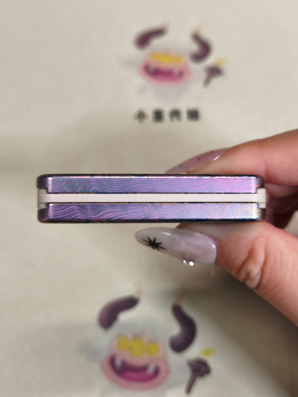 Snake Titanium Color-Anodized Engraved