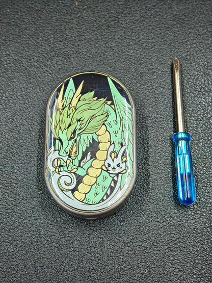 Dragon Rhythm Titanium Resin-Sealed
