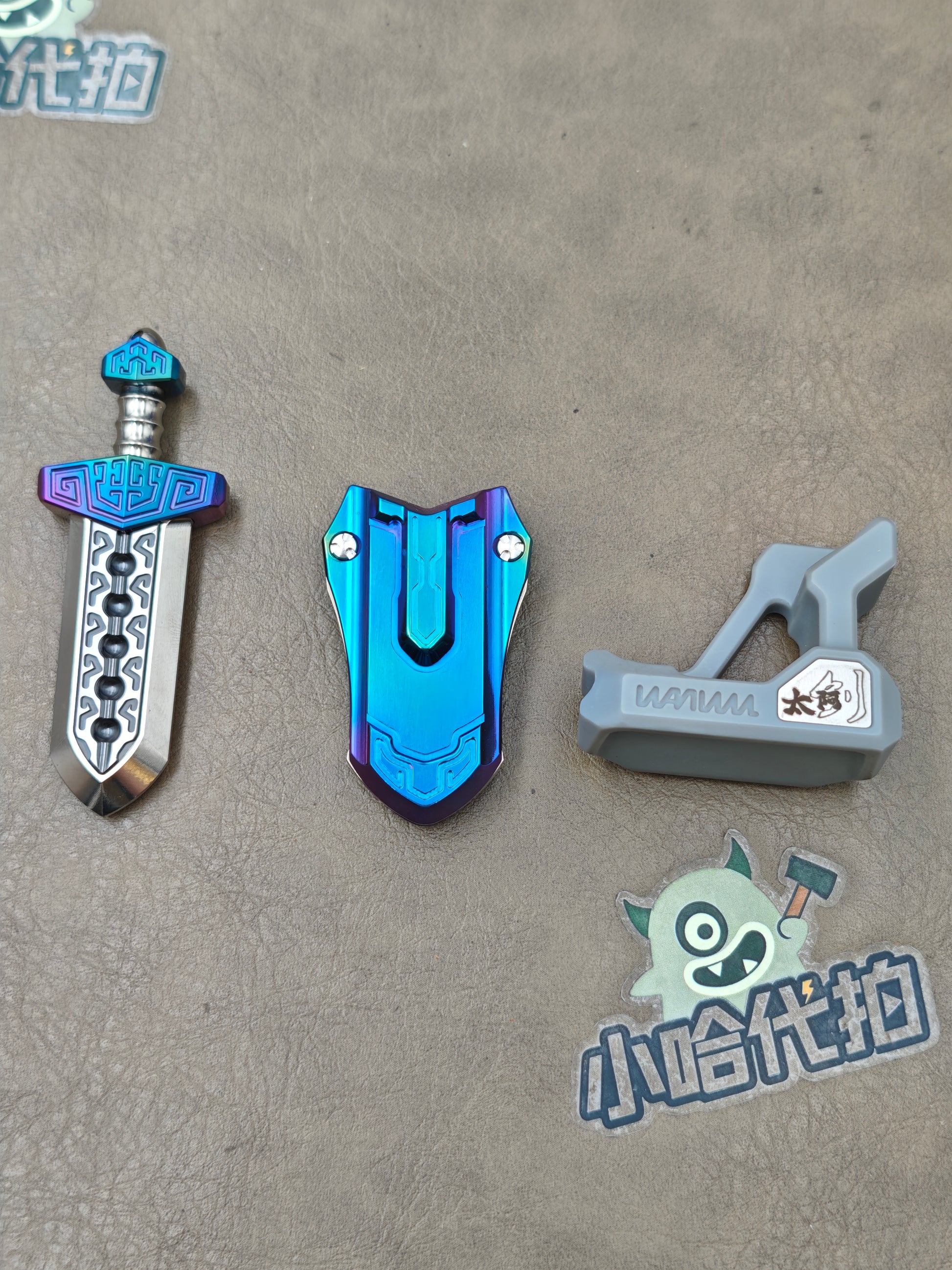 Taia Sword Zirconium Oil Slick