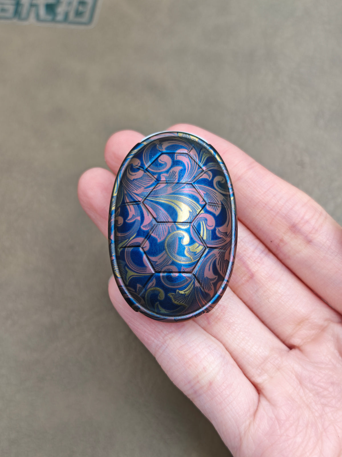 Jingle Beetle Zirconium Engraved