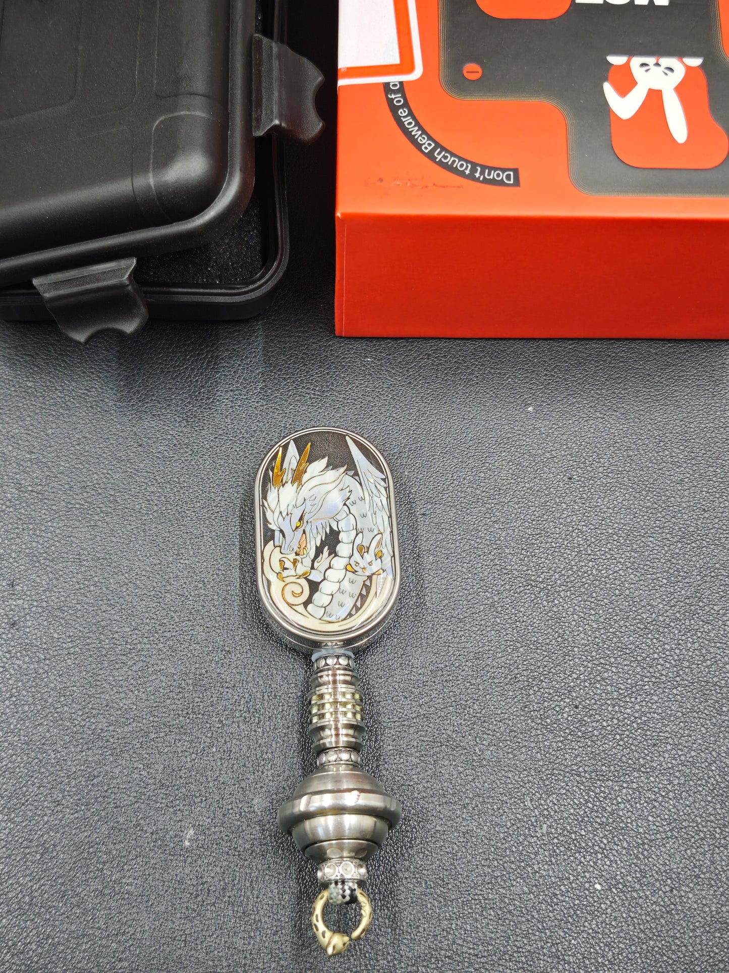 Couture Dragon Rhythm Titanium Resin-Sealed Polished