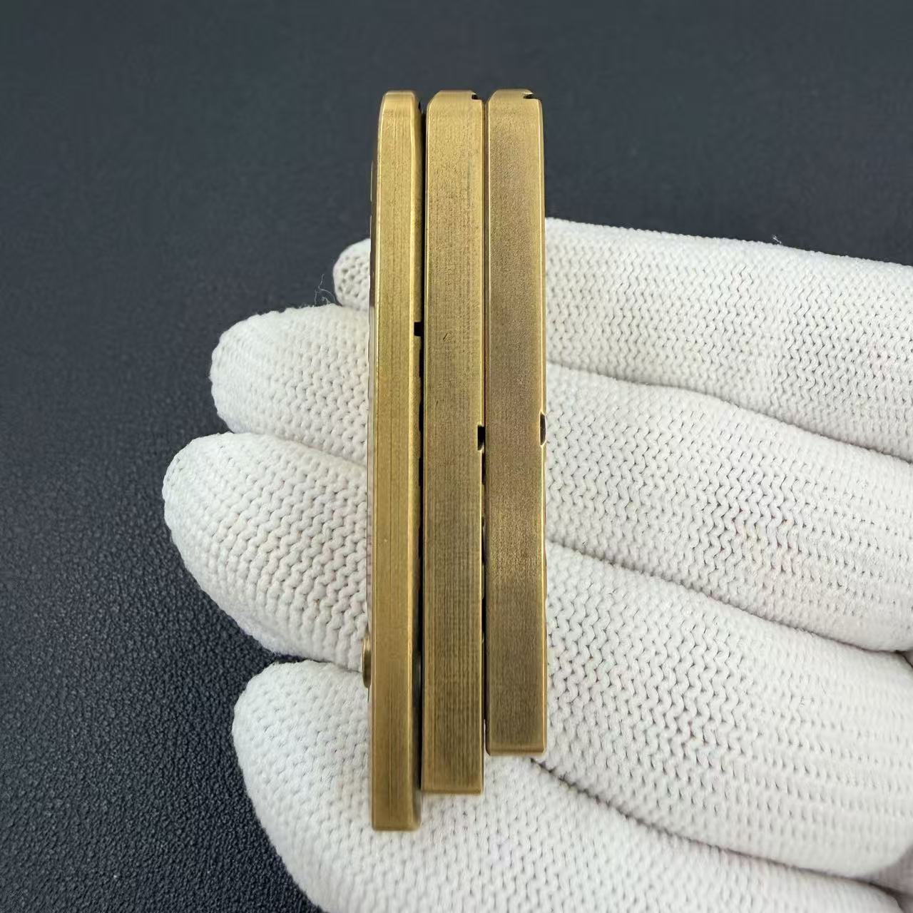 NAYICI Peacock Feather Brass