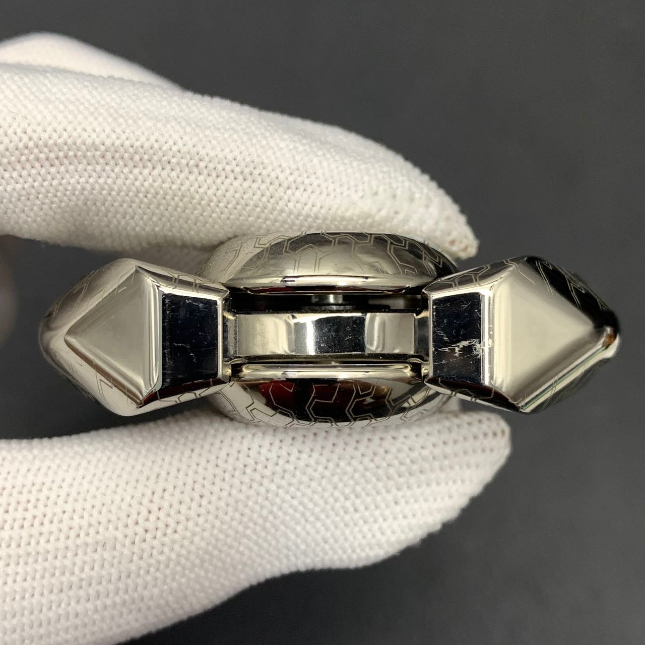 Feather Titanium Engraved
