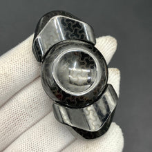 Feather Zirconium Engraved
