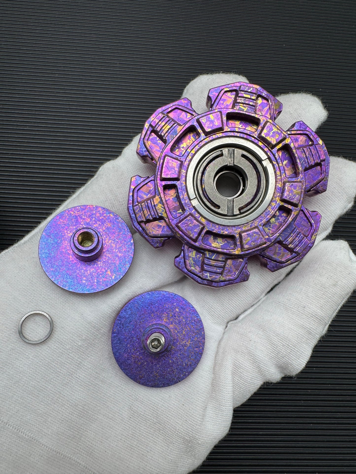 Detonator Bearing Cap Crystallized Titanium