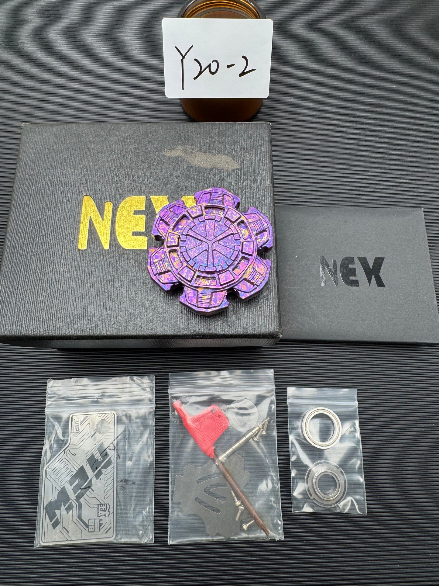 Detonator Bearing Cap Crystallized Titanium